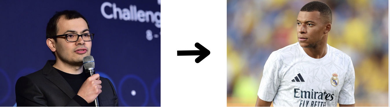 AI Icons and football stars