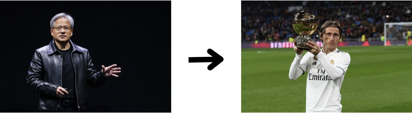 AI Icons and football stars